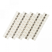 Маркеры для JXB-ST 2,5 с нумерацией 50-100 (100 шт.) EKF PROxima