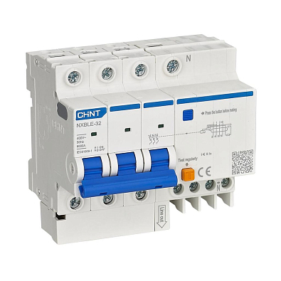 Диф. авт. выкл. NXBLE-32 3P+N C16 30mA тип AC 6kA (R) - фото1
