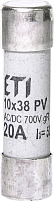 Предохранитель CH 10x38 gR-PV 20A 700V (30kA) цилиндрический