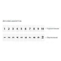 DO10/5; Вертикальная марк-ка (181-190), уп.500шт.