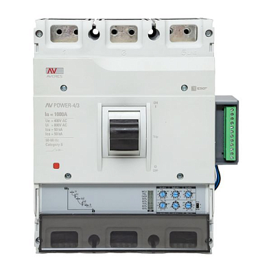 Автоматический выключатель AV POWER-4/3 1000А 50kA ETU2.2 - фото18