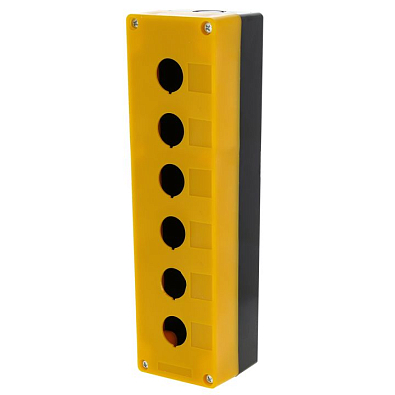 Корпус КП106 пластиковый 6 кнопок желтый EKF PROxima - фото6