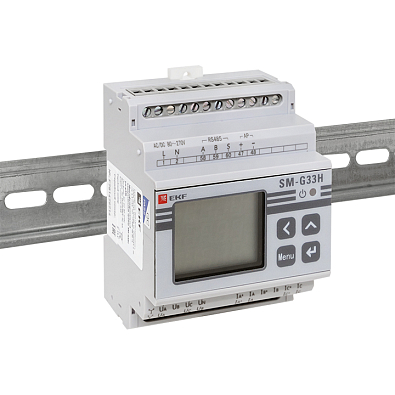 Многофункциональный измерительный прибор SM-G33H с жидкокристалическим дисплеем на DIN-рейку - фото9