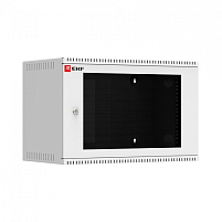 Шкаф телекоммуникационный настенный 6U (600х350) дверь стекло, Astra серия EKF PROxima