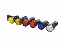 Индикатор помехозащищенный ND16-22D/4K2 красный АС 230В (R)