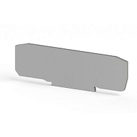 Концевой сегмент на клеммники YBK2,5C, (красный); NPP YBK 2,5C