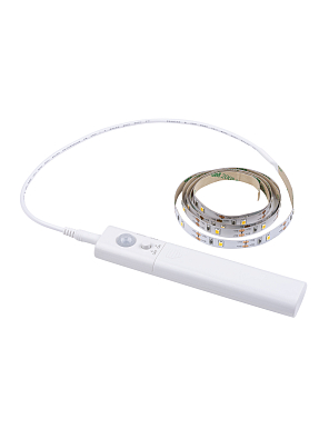 Умная подсветка SMD2835-30LED/m-IP20-5В-2,4Вт-3000 К(1 м), датчик движ., 4хААА TDM ELECTRIC - фото5