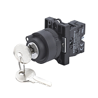 Переключатель NP2-EG31, 3 положения фиксацией, 1НО, IP40 (R)