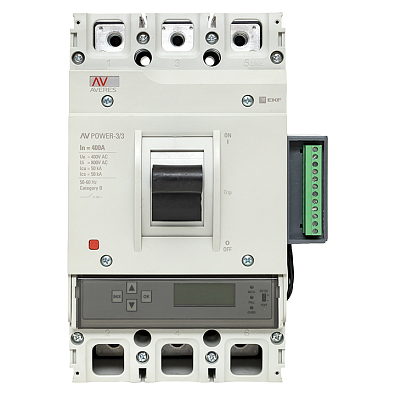 Автоматический выключатель AV POWER-3/3 400А 50kA ETU6.2 - фото10