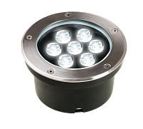 PGR R130 7w 4000K 30° Сhrome IP67 Светильники светодиодные встраиваемые