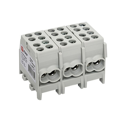 Клемма распределительная КСР с двойным винтом 2x25/2x16 серая EKF PROxima - фото24