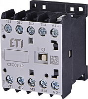 Контактор миниатюрный CEC 09.4P 230V АС (9A; 4kW; AC3) 4р (4 н.о.)