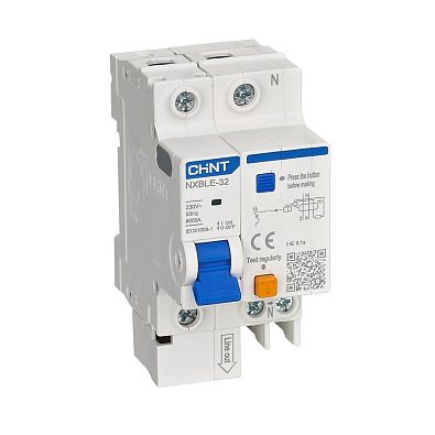 Диф. авт. выкл. NXBLE-32 1+N C32 30mA тип AC 6kA (R) - фото1