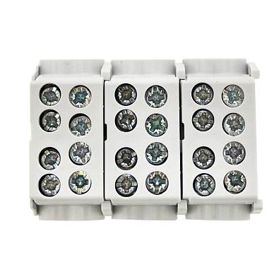 Клемма распределительная КСР с двойным винтом 2x25/2x16 серая EKF PROxima - фото15