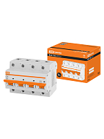 ВА47-100 4Р   6А 10кА х-ка С TDM ELECTRIC модульный автоматический выключатель