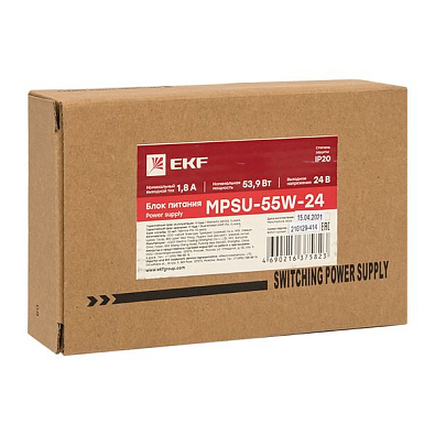 Блок питания 24В с функцией ИБП MPSu-55W-24 EKF PROxima - фото9