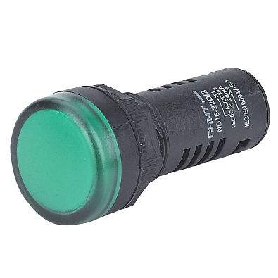 Индикатор ND16-22D/2 зеленый AC/DC24В (R) - фото1