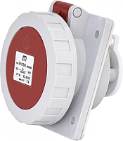 Розетка встраиваемая EEH-1643 IP67 (16A, 400V, 3P+PE)