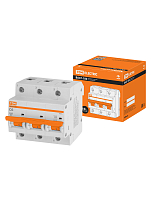 ВА47-100 3Р   6А 10кА х-ка С TDM ELECTRIC модульный автоматический выключатель