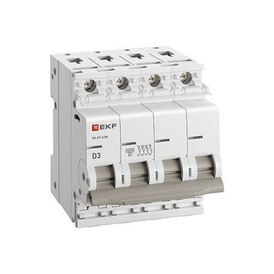 ВА 47-63N 4P 3А (D) 6кА EKF PROxima автоматический выключатель, арт. M636403D - фото8