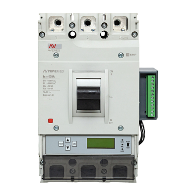 Автоматический выключатель AV POWER-3/3 630А 50kA ETU6.2 - фото4