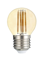 PLED OMNI G45 6w E27 3000K Gold Лампа светодиодная декоративная PLED OMNI