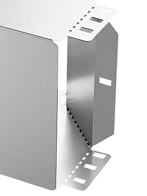 Ответвитель Т-образный вертикальный вниз 100х200 мм TDM ELECTRIC - фото3