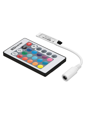 Контроллер для светодиодных лент и модулей RGB-IR-12В-6А-72Вт-IP20, 3 канала, пульт 24 кнопки, TDM ELECTRIC - фото6