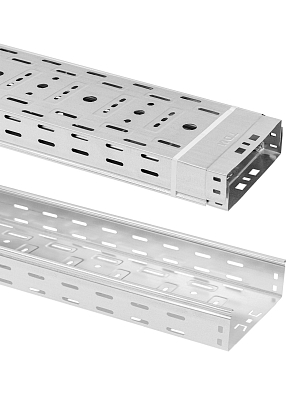 Лоток перфорированный 80х200х3000-0,7 мм TDM ELECTRIC - фото1