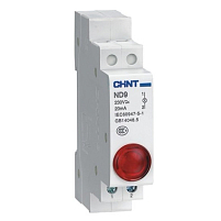 Индикатор ND9-1/r красный ,AC/DC230В (LED) (R)