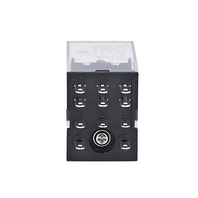 Промежуточное реле JZX-22F(D) 3 конт. с инд. LED 5А 24В AC (R) - фото2