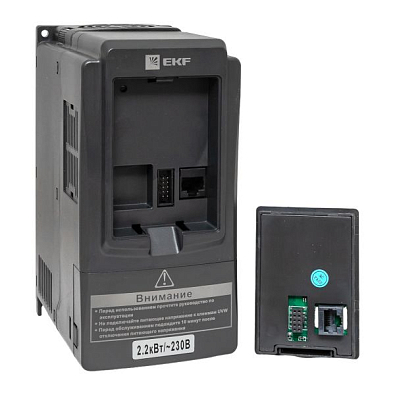 Преобразователь частоты 2,2/4кВт 1х230В VECTOR-100 EKF PROxima - фото49