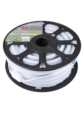 Гибкий неон круглый SMD2835-120 LED/м-220 В-6,5 Вт/м-IP67-красный (25м) TDM ELECTRIC - фото1