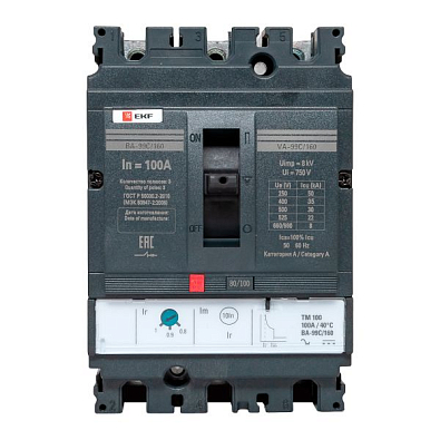 Выключатель автоматический ВА-99C (Compact NS) 160/100А 3P 36кА EKF PROxima - фото21