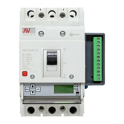Автоматический выключатель AV POWER-1/3 100А 50kA ETU6.2 - фото16