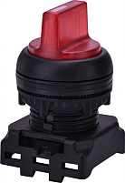 Выкл. поворотн. EGS2I-S-R (2-х поз., без фикс. с подсв. 0-1, 45°, красный)