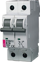 Автоматический выключатель ETIMAT 6 1p+N C 3А (6 kA)