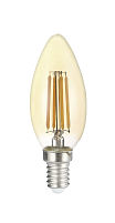 PLED OMNI C35 6w E14 4000K Gold Лампа светодиодная декоративная PLED OMNI
