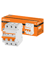 ВА47-29 3Р  4А 4,5кА х-каВ TDM ELECTRIC модульный автоматический выключатель