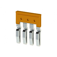 Перемычка для AVK2,5RD/ YBK2,5*/ YBK3*/ AVK2,5CC/ MVK2,5/ MYK2,5, (4полюса);  UK 2.5/4 