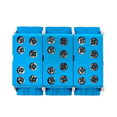 Клемма распределительная КСР с двойным винтом 2x35/2x25 синяя EKF PROxima - фото25