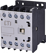 Контактор миниатюрный CEC 07.4P 230V АС (7A; 3kW; AC3) 4р (4 н.о.)