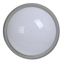 Светильник ДПО 1601 серый круг LED 8Вт IP54