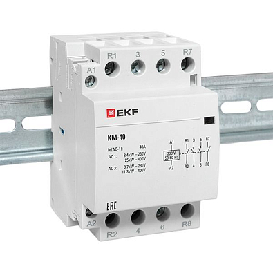 Контактор модульный КМ 40А 2NО+2NC (3 мод.) EKF PROxima - фото18