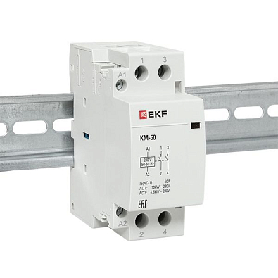 Контактор модульный КМ 50А 2NО (2 мод.) EKF PROxima - фото8