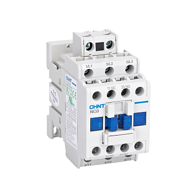 Контактор NC8-09/W 3P 9А AC/DC (100~250В) 1НО+1НЗ (R) - фото1