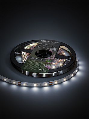 Лента светодиодная SMD2835-60 LED/м-IP20-12 В-4,8 Вт/м-6000 К (5 м) блистер TDM ELECTRIC - фото4