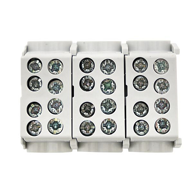 Клемма распределительная КСР с двойным винтом 2x25/2x16 серая EKF PROxima - фото25
