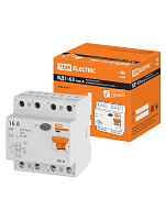 ВД1-63 4Р 16А 30мА TDM ELECTRIC устройство защитного отключения (УЗО)