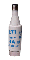 Предохранитель DIUQ10A/500V gR (50 kA) цилиндрический